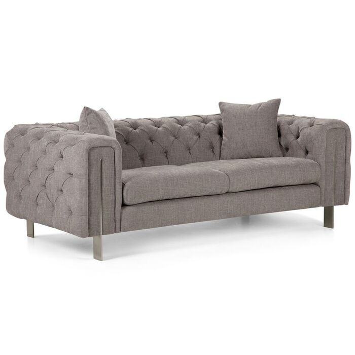 Sofa Rosen Allerton 3 Cuerpos Tela Ostra DeNony.cl